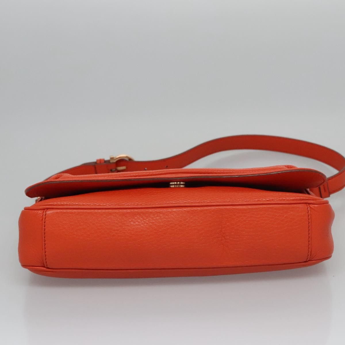 Salvatore Ferragamo Orange Leather Shoulder Bag (Pre-Owned) Size ONE SIZE - 20 Thumbnail