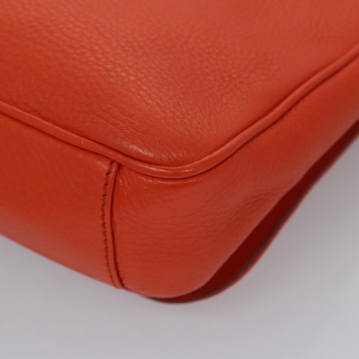 Salvatore Ferragamo Orange Leather Shoulder Bag (Pre-Owned) Size ONE SIZE - 10 Thumbnail