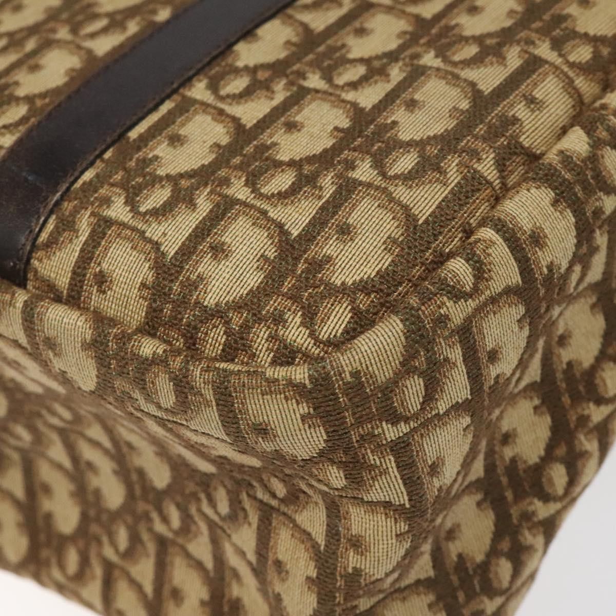 Dior Trotter Brown Canvas Handbag (Pre-Owned) Size ONE SIZE - 9 Thumbnail