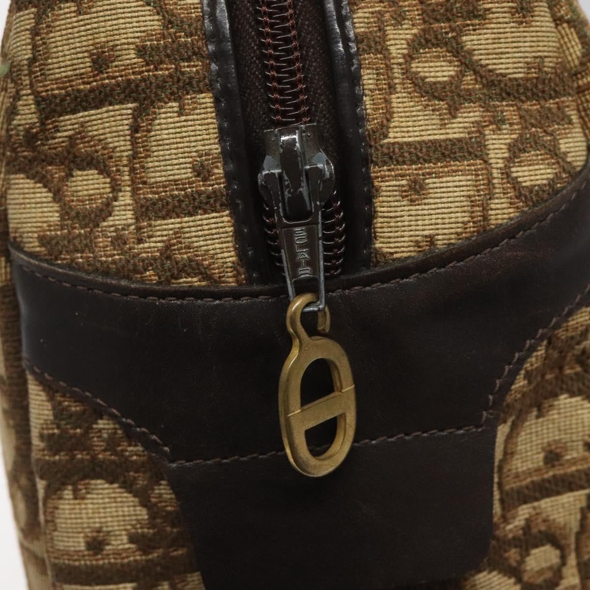 Dior Trotter Brown Canvas Handbag (Pre-Owned) Size ONE SIZE - 11 Thumbnail