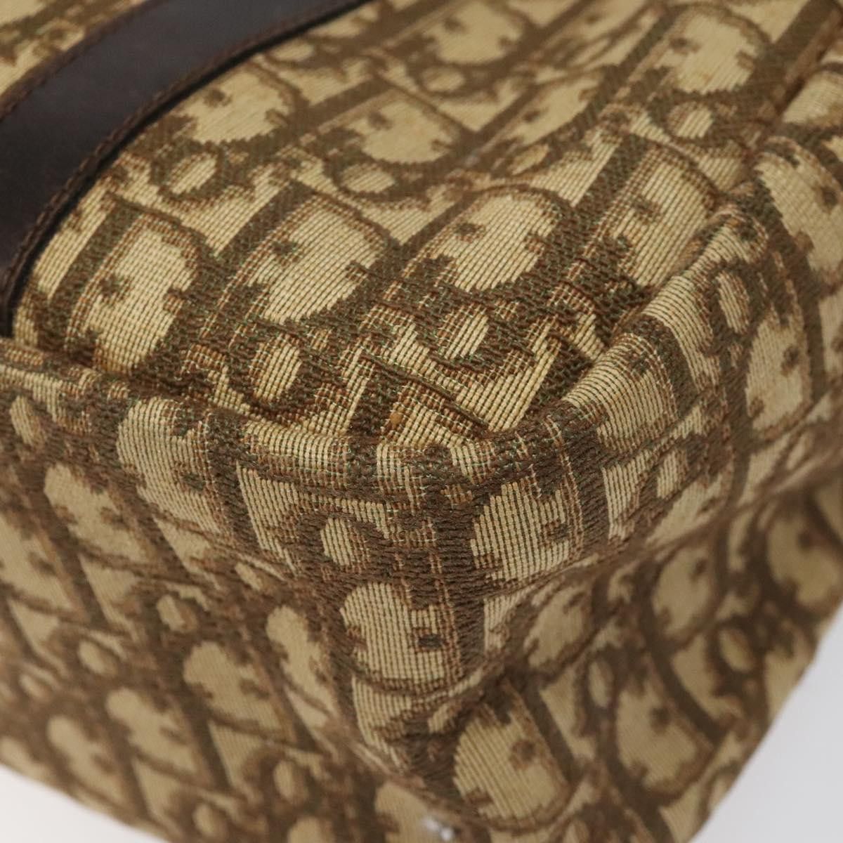 Dior Trotter Brown Canvas Handbag (Pre-Owned) Size ONE SIZE - 7 Thumbnail