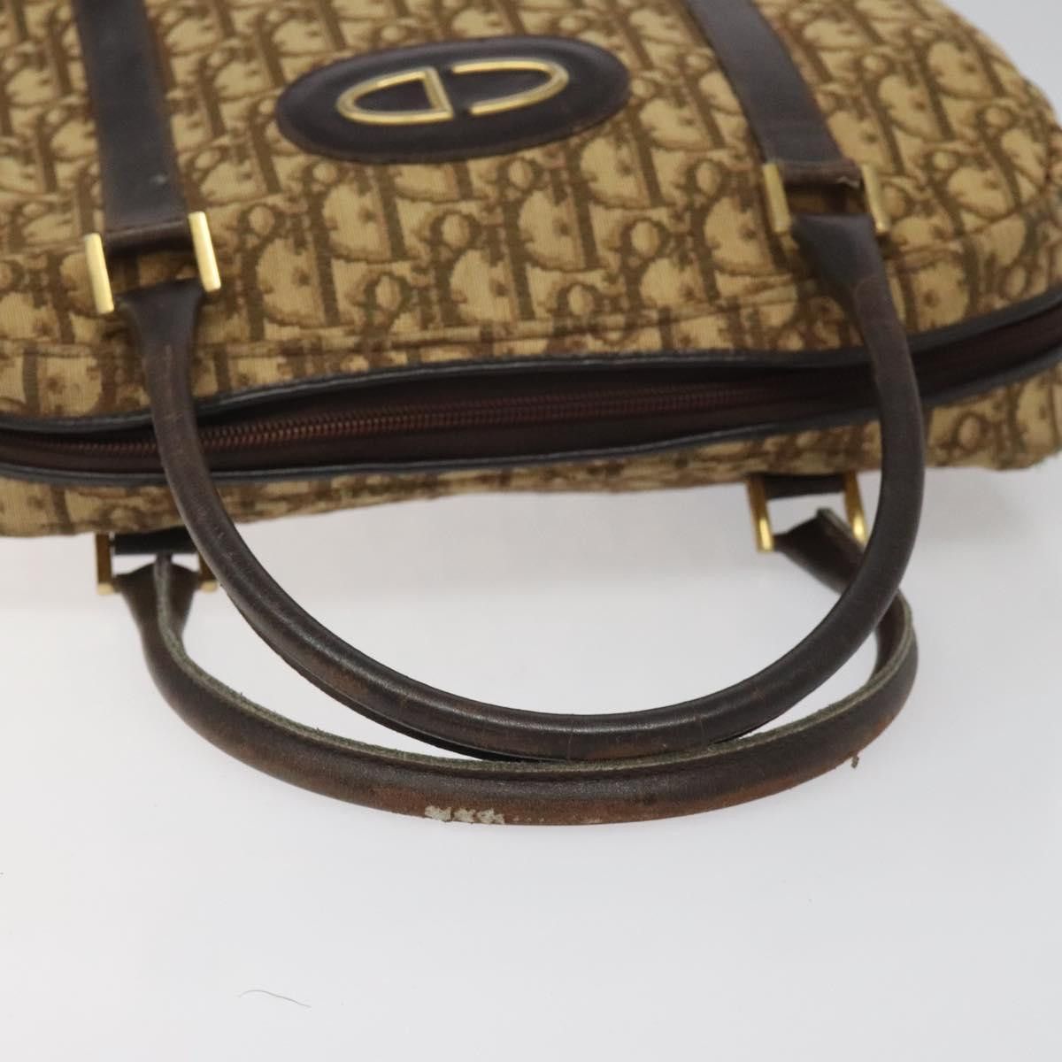 Dior Trotter Brown Canvas Handbag (Pre-Owned) Size ONE SIZE - 5 Thumbnail