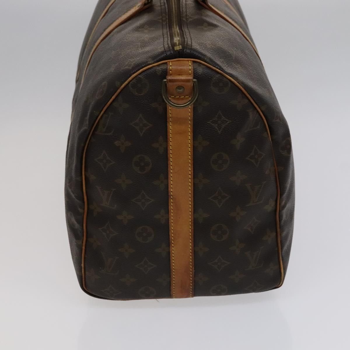 Louis Vuitton Keepall 50 Brown Canvas Travel Bag (Pre-Owned) Size ONE SIZE - 4 Thumbnail