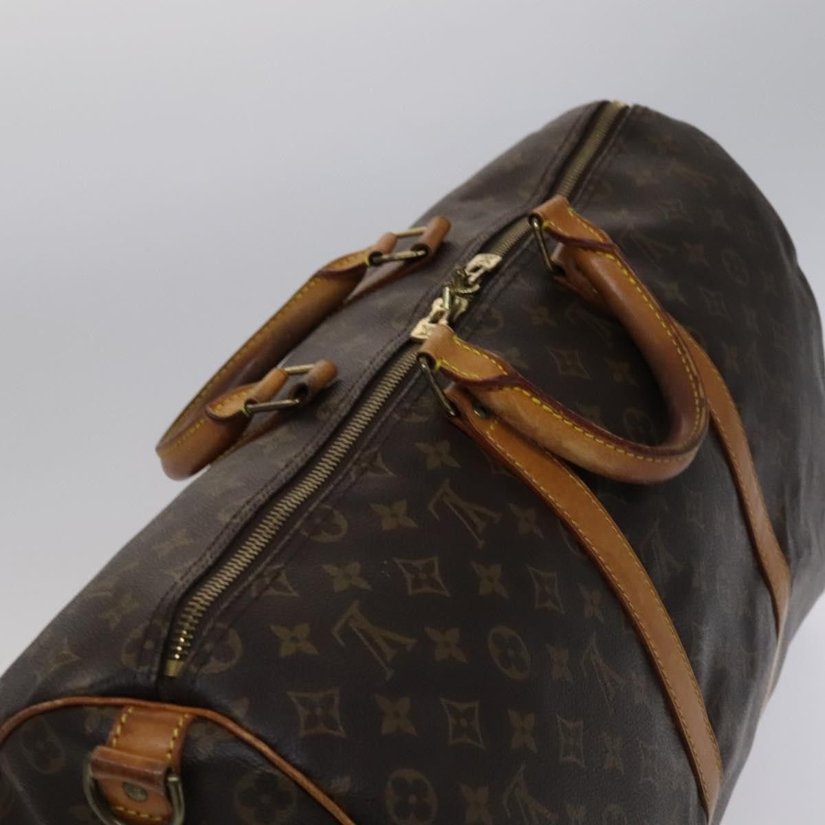 Louis Vuitton Keepall 50 Brown Canvas Travel Bag (Pre-Owned) Size ONE SIZE - 17 Thumbnail