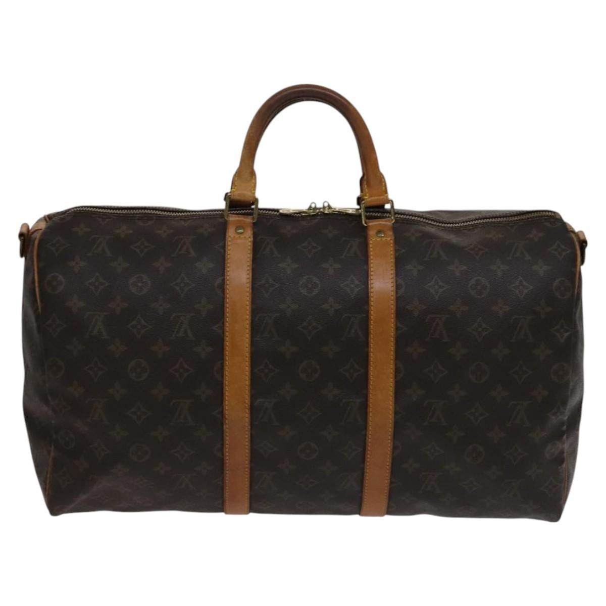 Louis Vuitton Keepall 50 Brown Canvas Travel Bag (Pre-Owned) Size ONE SIZE - 2 Thumbnail