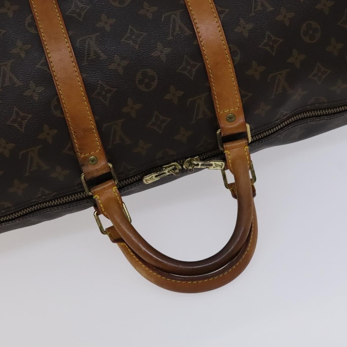 Louis Vuitton Keepall 50 Brown Canvas Travel Bag (Pre-Owned) Size ONE SIZE - 5 Thumbnail