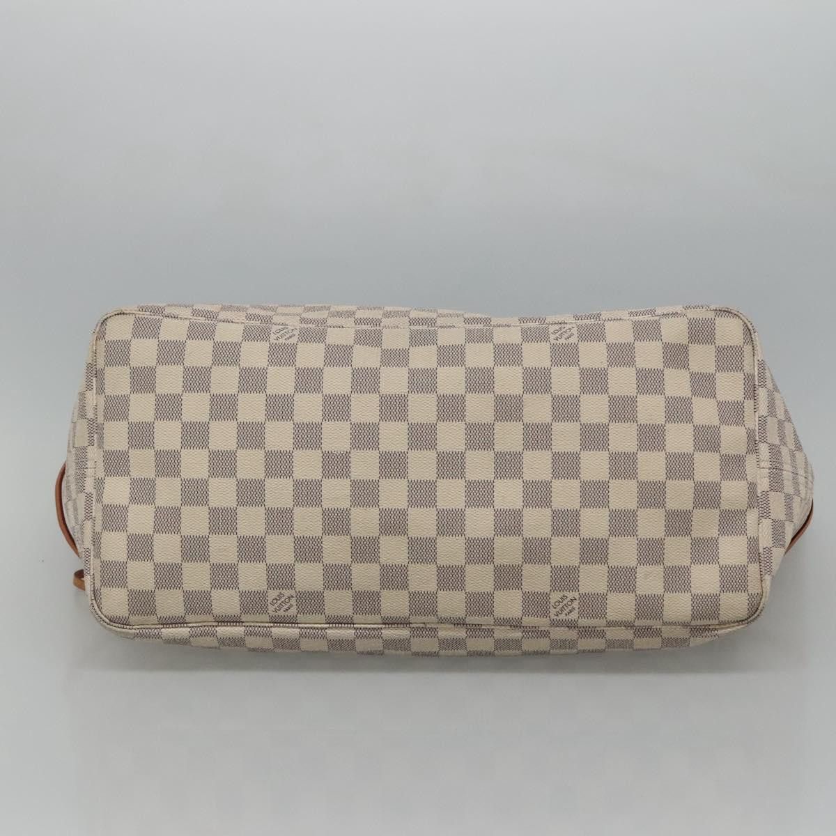 Louis Vuitton Neverfull Gm White Canvas Tote Bag (Pre-Owned) Size ONE SIZE - 7 Thumbnail