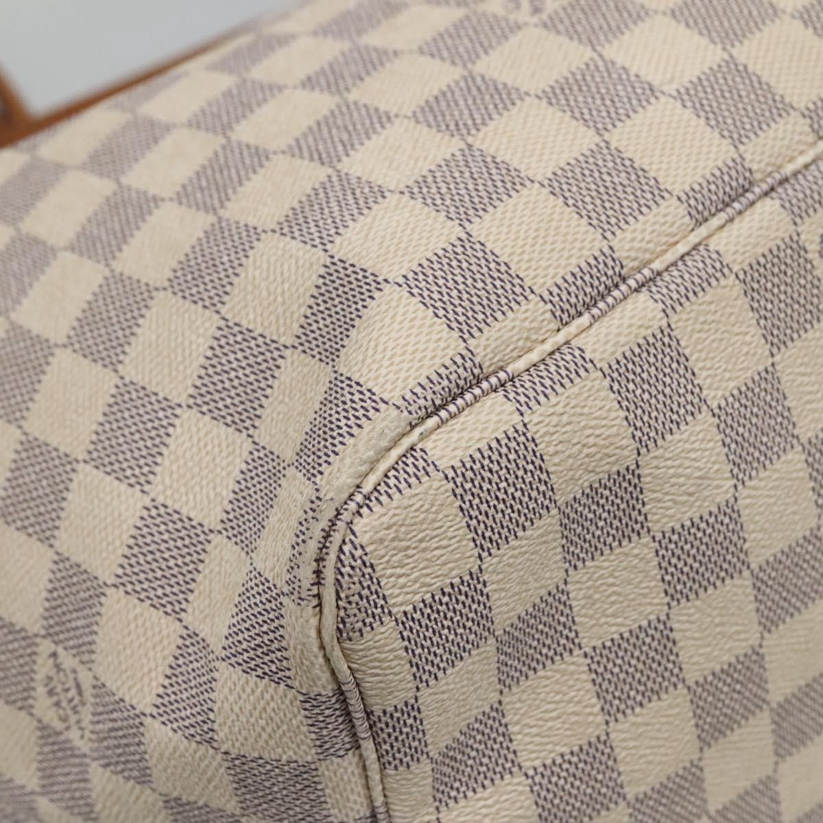 Louis Vuitton Neverfull Gm White Canvas Tote Bag (Pre-Owned) Size ONE SIZE - 11 Thumbnail