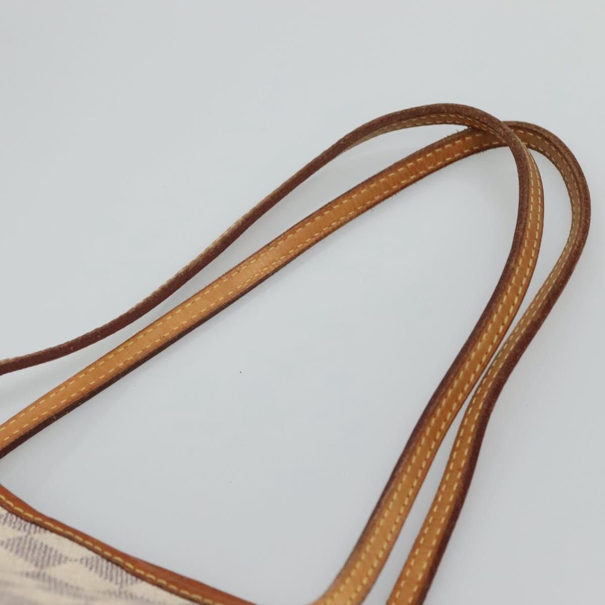 Louis Vuitton Neverfull Gm White Canvas Tote Bag (Pre-Owned) Size ONE SIZE - 6 Thumbnail