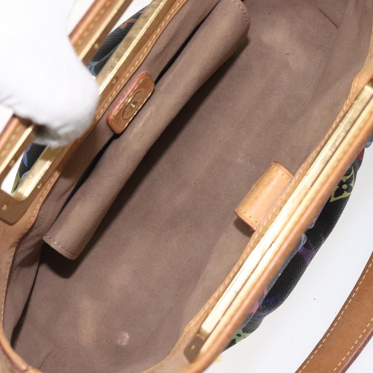 Louis Vuitton Judy Black Canvas Shoulder Bag (Pre-Owned) Size ONE SIZE - 13 Thumbnail