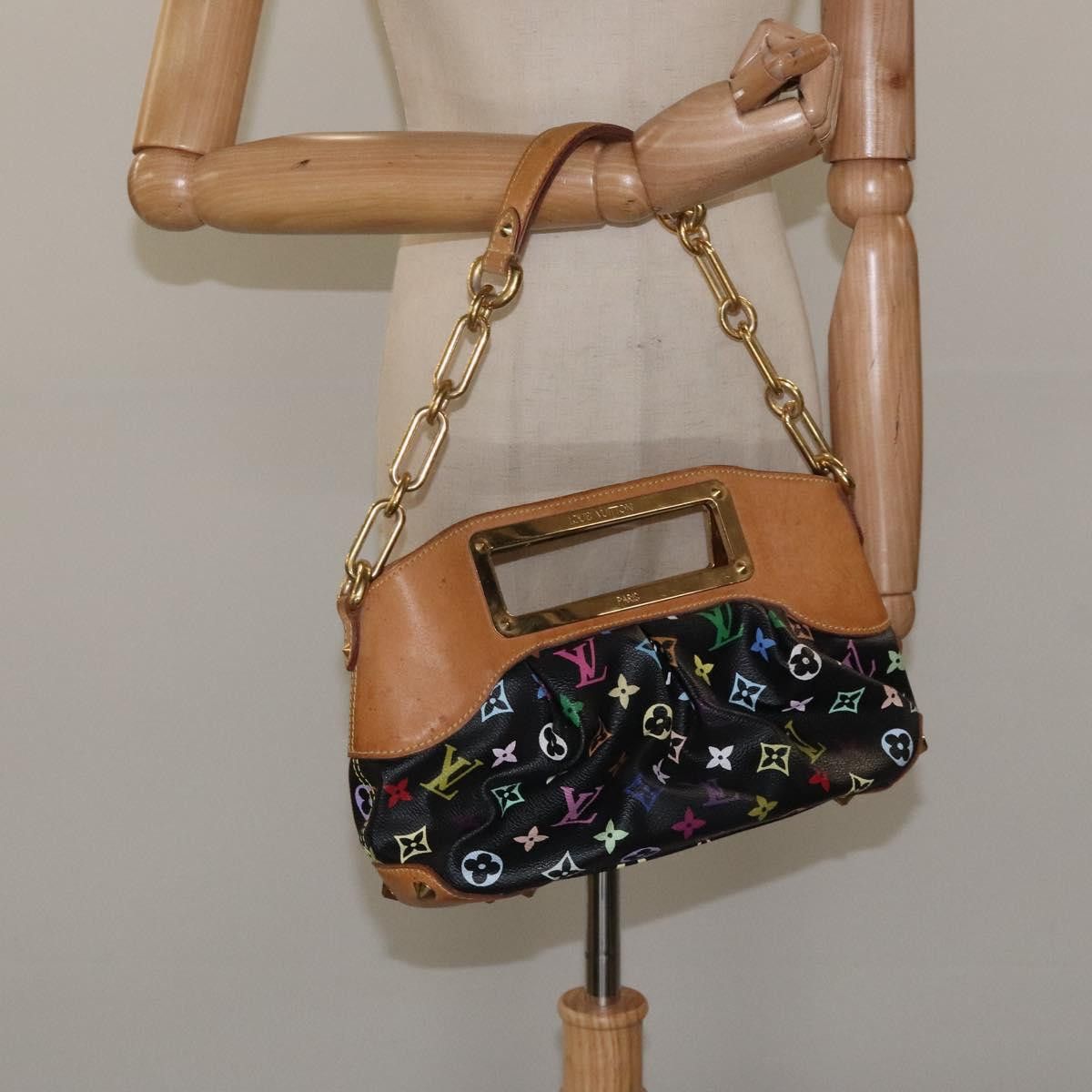 Louis Vuitton Judy Black Canvas Shoulder Bag (Pre-Owned) Size ONE SIZE - 16 Thumbnail