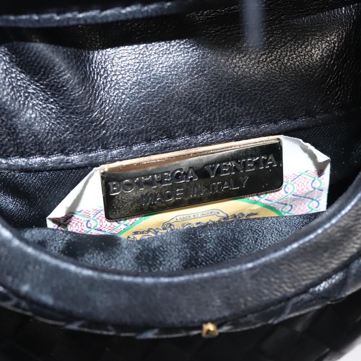 Bottega Veneta Intrecciato Black Leather Clutch Bag (Pre-Owned) Size ONE SIZE - 16 Thumbnail