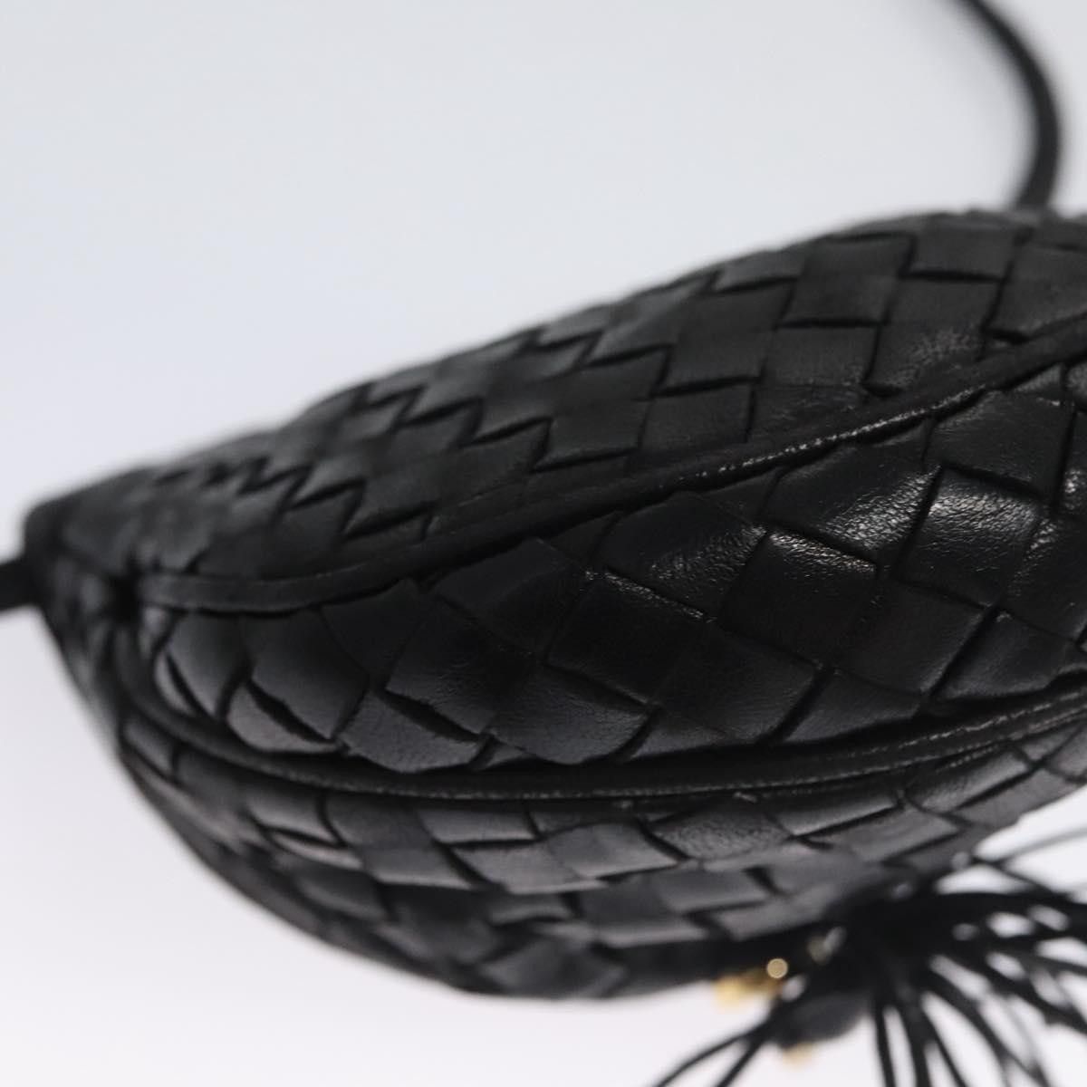 Bottega Veneta Intrecciato Black Leather Clutch Bag (Pre-Owned) Size ONE SIZE - 9 Thumbnail