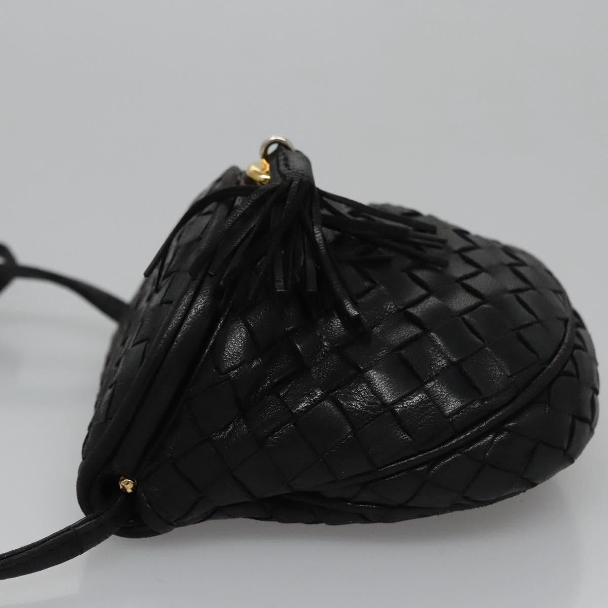 Bottega Veneta Intrecciato Black Leather Clutch Bag (Pre-Owned) Size ONE SIZE - 4 Thumbnail