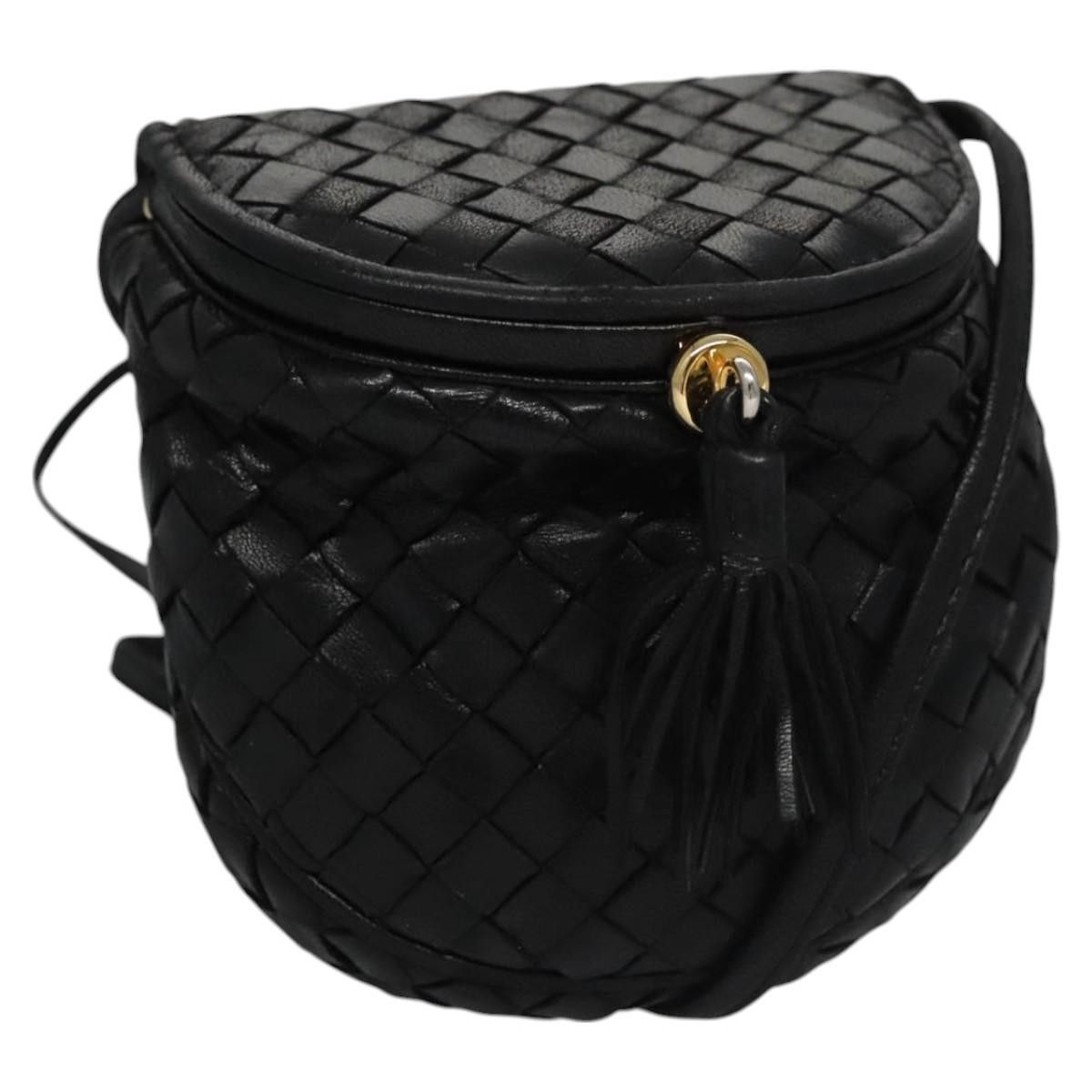 Bottega Veneta Intrecciato Black Leather Clutch Bag (Pre-Owned) Size ONE SIZE - 18 Thumbnail