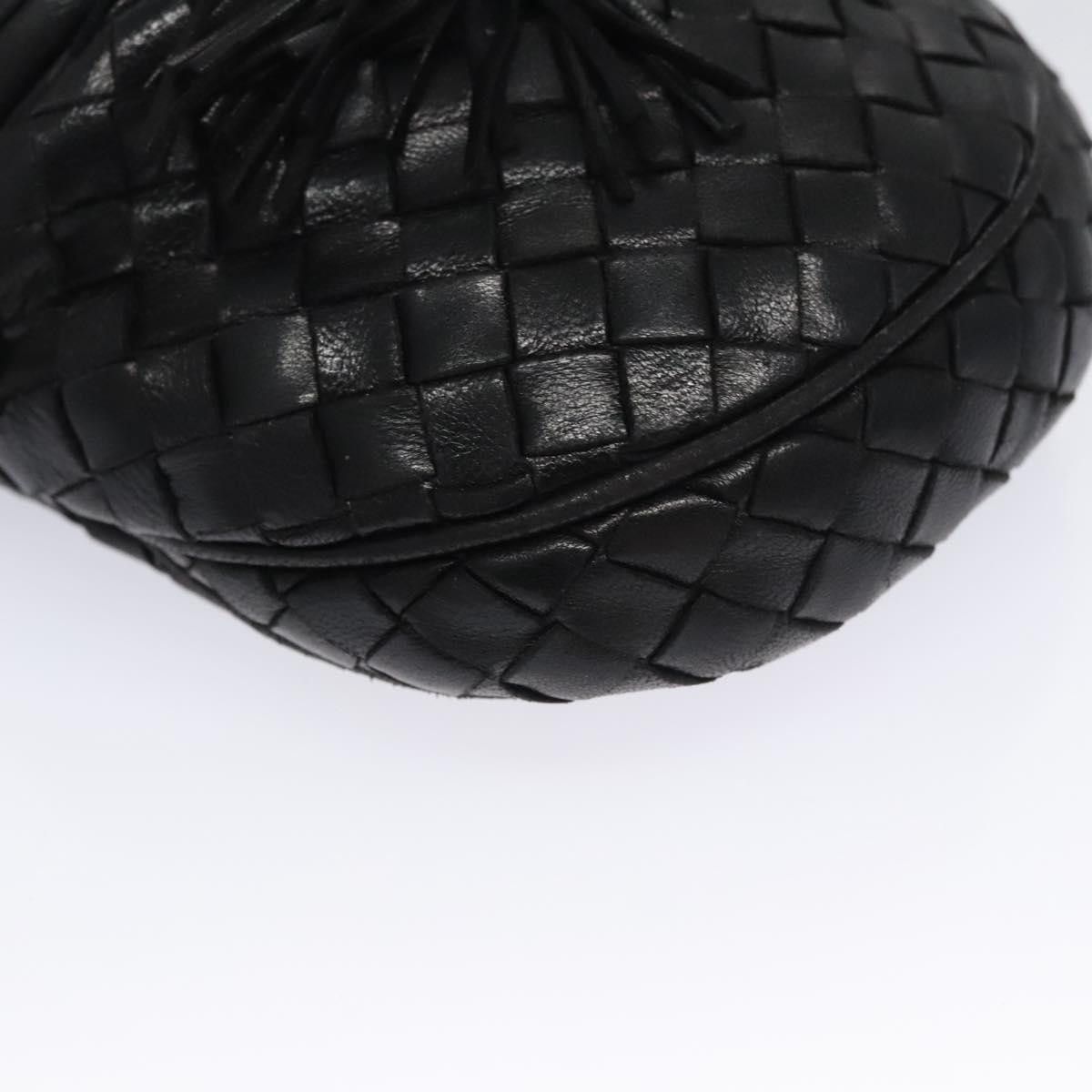 Bottega Veneta Intrecciato Black Leather Clutch Bag (Pre-Owned) Size ONE SIZE - 6 Thumbnail