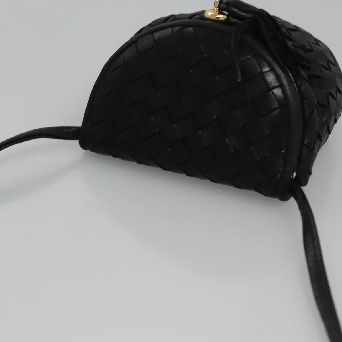 Bottega Veneta Intrecciato Black Leather Clutch Bag (Pre-Owned) Size ONE SIZE - 5 Thumbnail