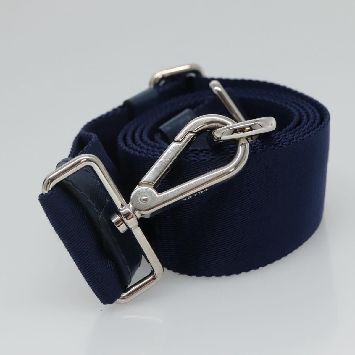 Prada Tessuto Blue Synthetic Handbag (Pre-Owned) Size ONE SIZE - 17 Thumbnail