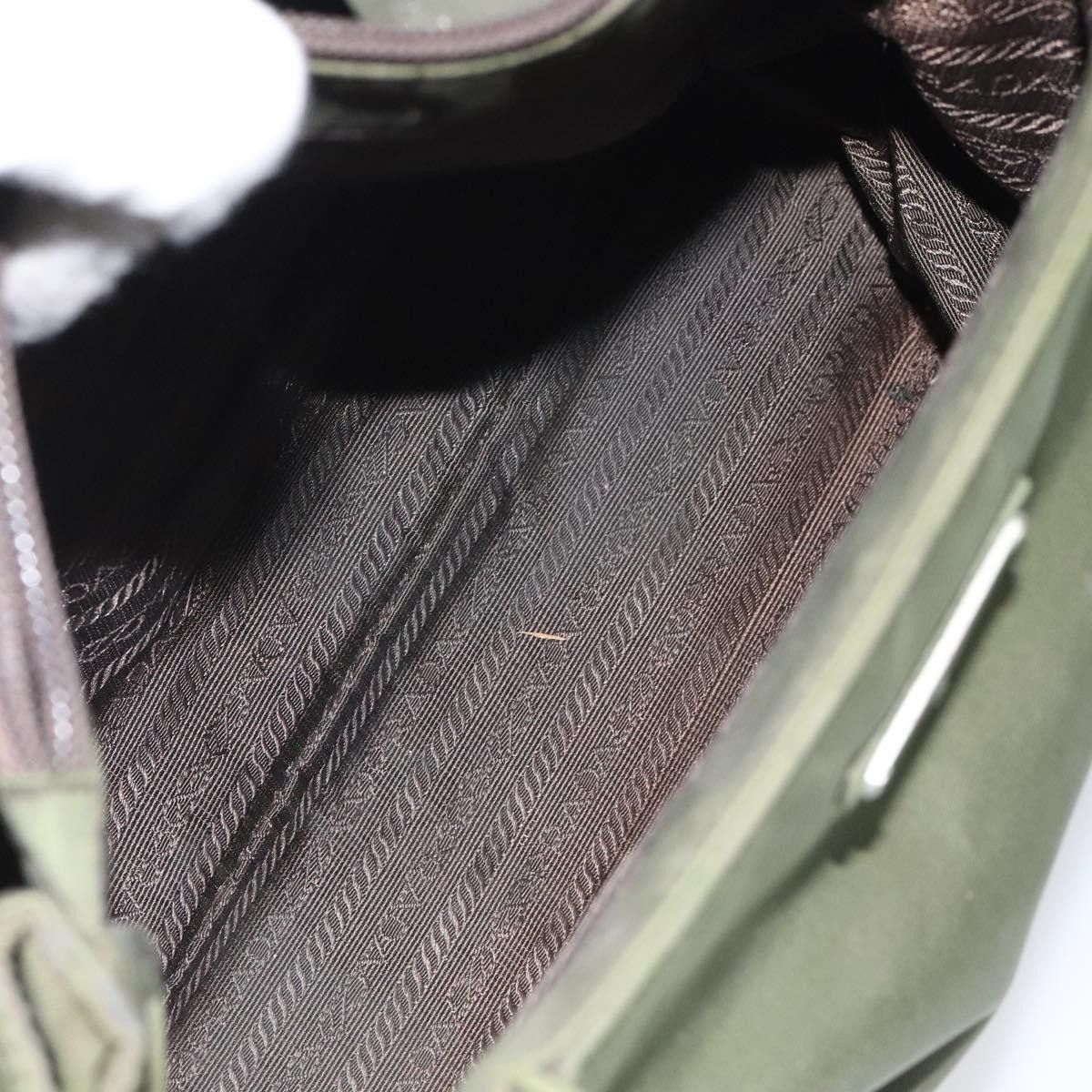 Prada Khaki Synthetic Tote Bag (Pre-Owned) Size ONE SIZE - 12 Thumbnail