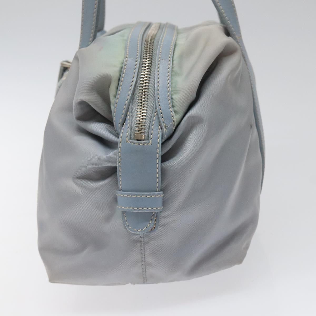 Prada Tessuto Blue Synthetic Handbag (Pre-Owned) Size ONE SIZE - 4 Thumbnail