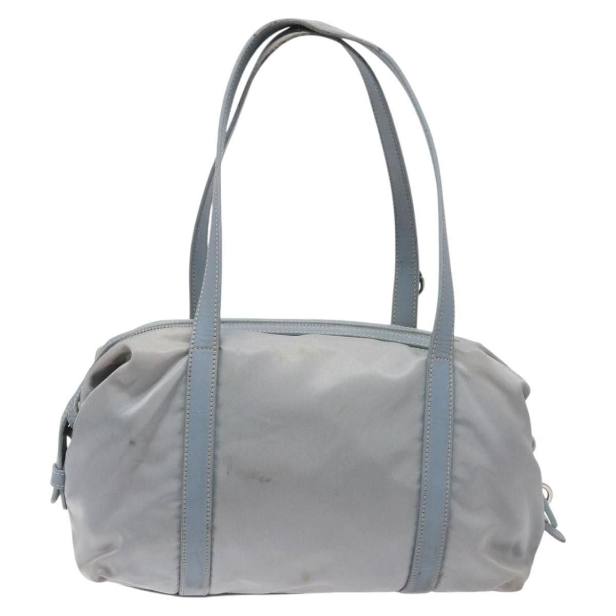 Prada Tessuto Blue Synthetic Handbag (Pre-Owned) Size ONE SIZE - 2 Thumbnail