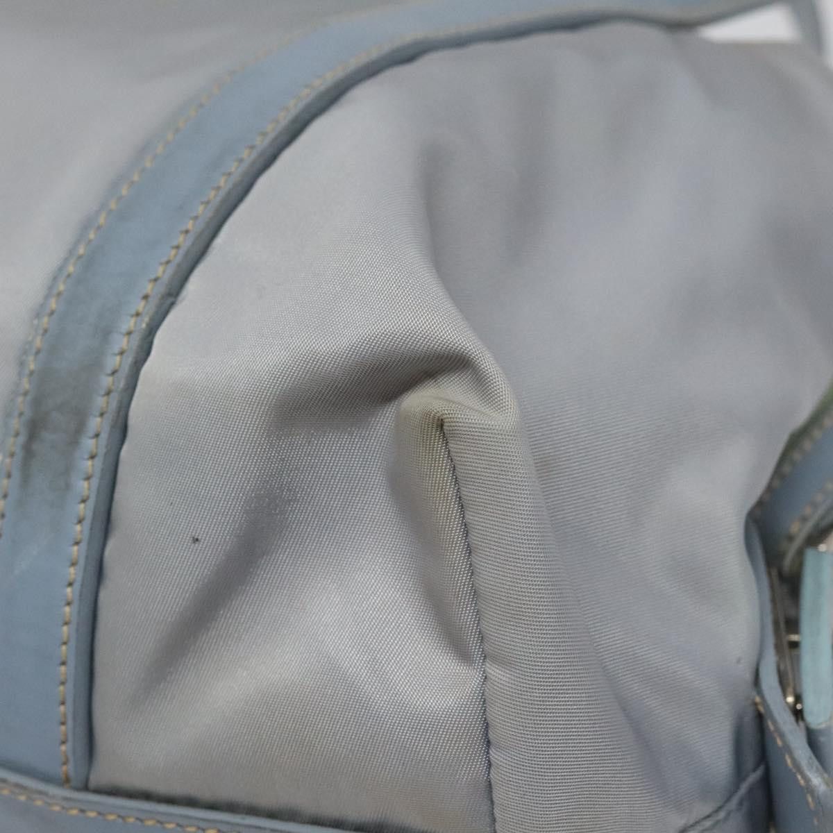 Prada Tessuto Blue Synthetic Handbag (Pre-Owned) Size ONE SIZE - 8 Thumbnail
