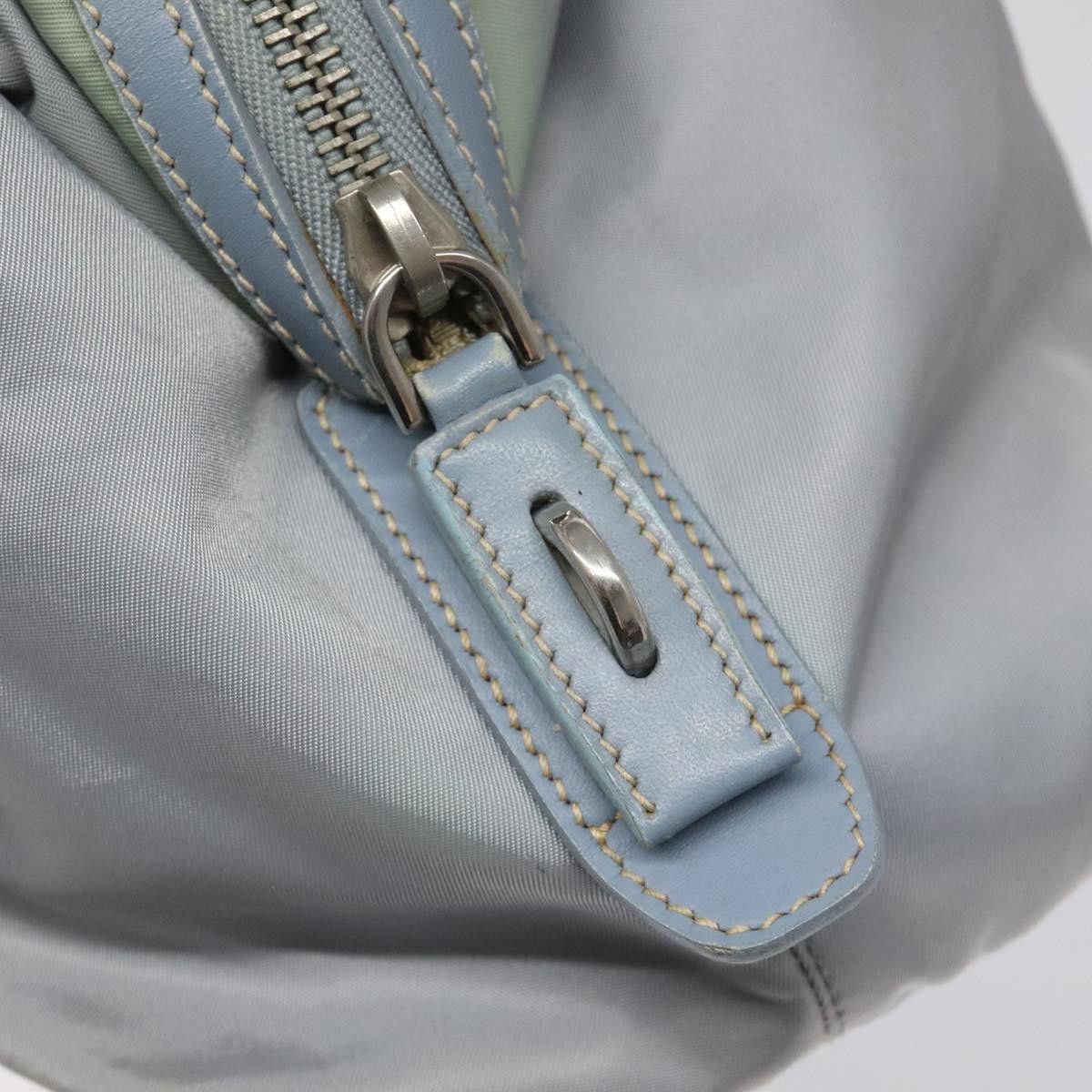 Prada Tessuto Blue Synthetic Handbag (Pre-Owned) Size ONE SIZE - 12 Thumbnail