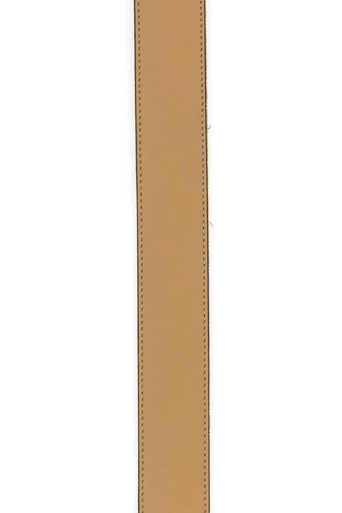 Fendi Beige Leather Ff Reversible Belt | Grailed