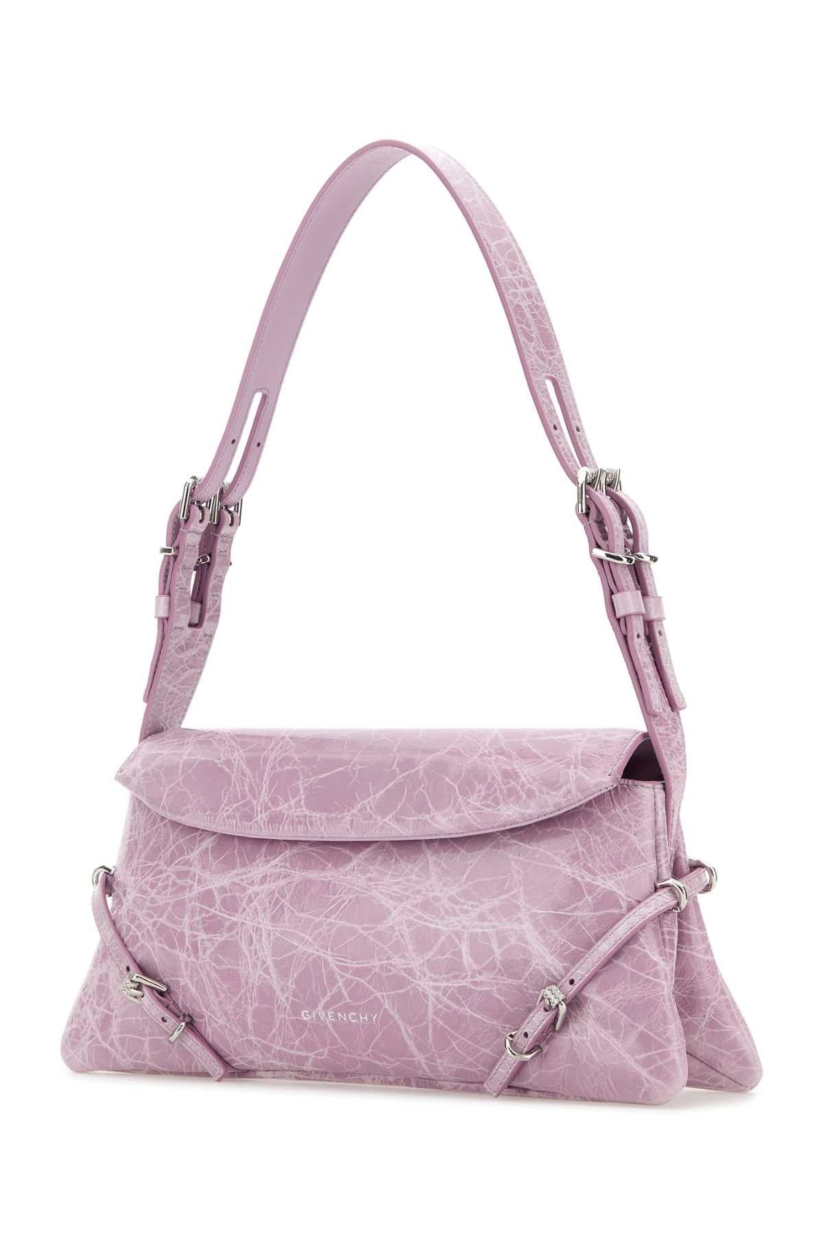 Givenchy Lilac Leather Pâ€™Tit Voyou Shoulder Bag Size ONE SIZE - 2 Thumbnail