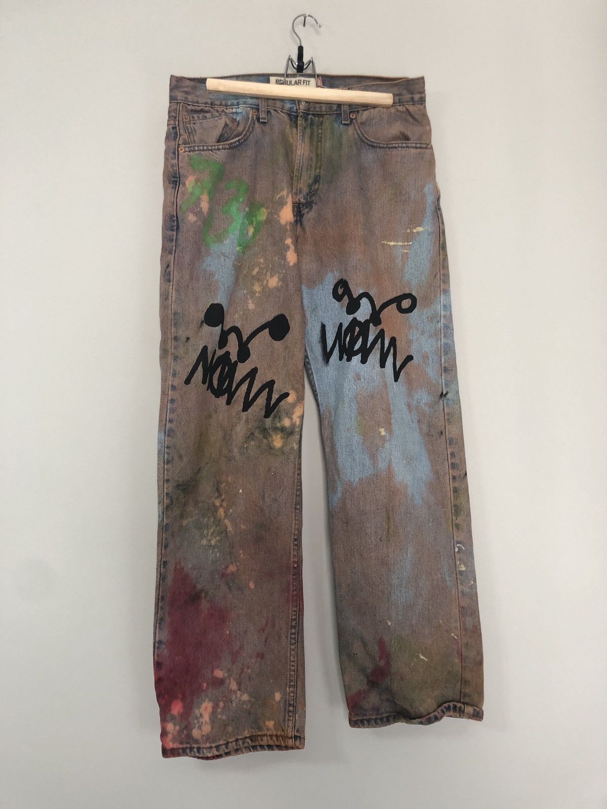 Pre-owned Asspizza 2018 Pop Up Denim In Multicolor