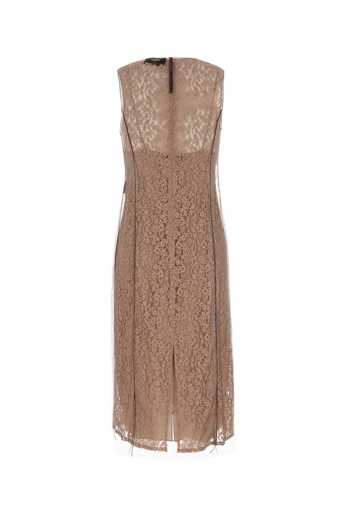 Fendi Biscuit Lace Dress Size S / US 4 / IT 40 - 2 Thumbnail