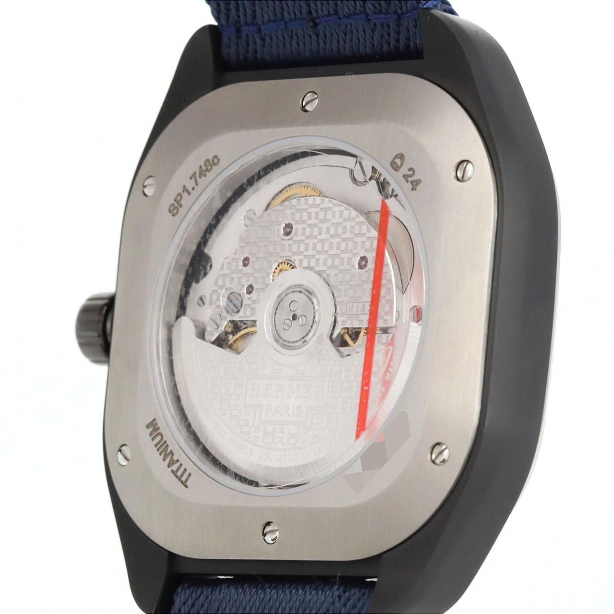 Hermes Hermes H08 DLC SP1.748 TI Watch Automatic Winding Size ONE SIZE - 5 Thumbnail