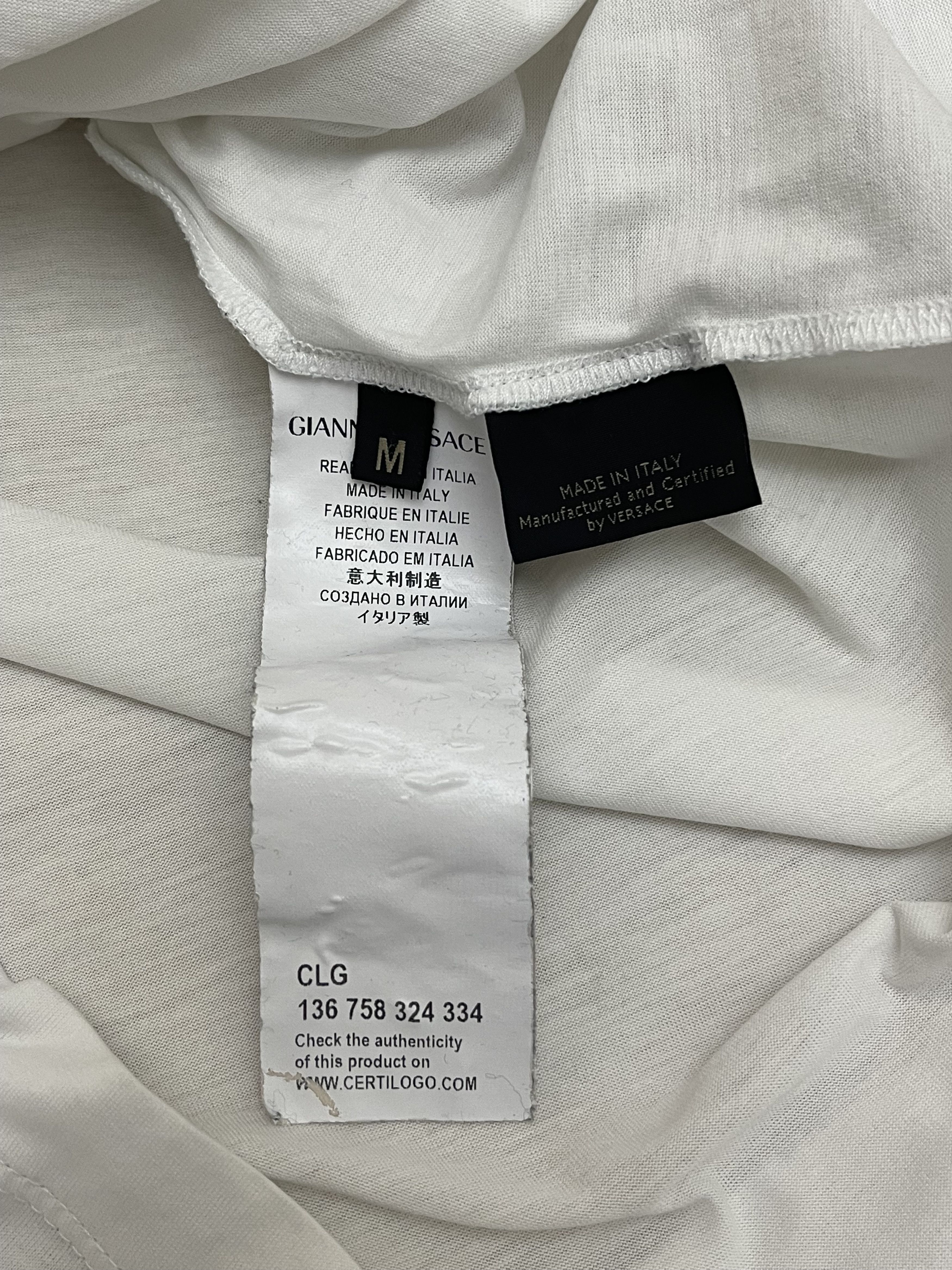 Versace Versace Medusa Short Sleeve T-shirt Size M / US 6-8 / IT 42-44 - 3 Thumbnail