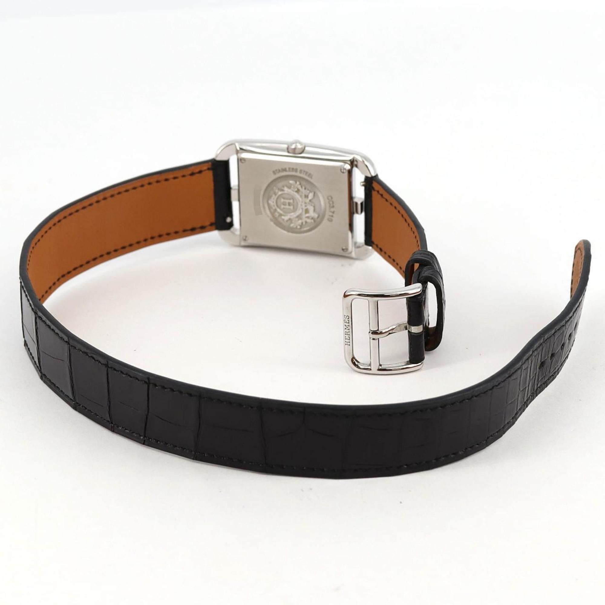 Hermes Hermes Cape Cod Double Tour CC3.710 SS Quartz Watch Size ONE SIZE - 7 Thumbnail