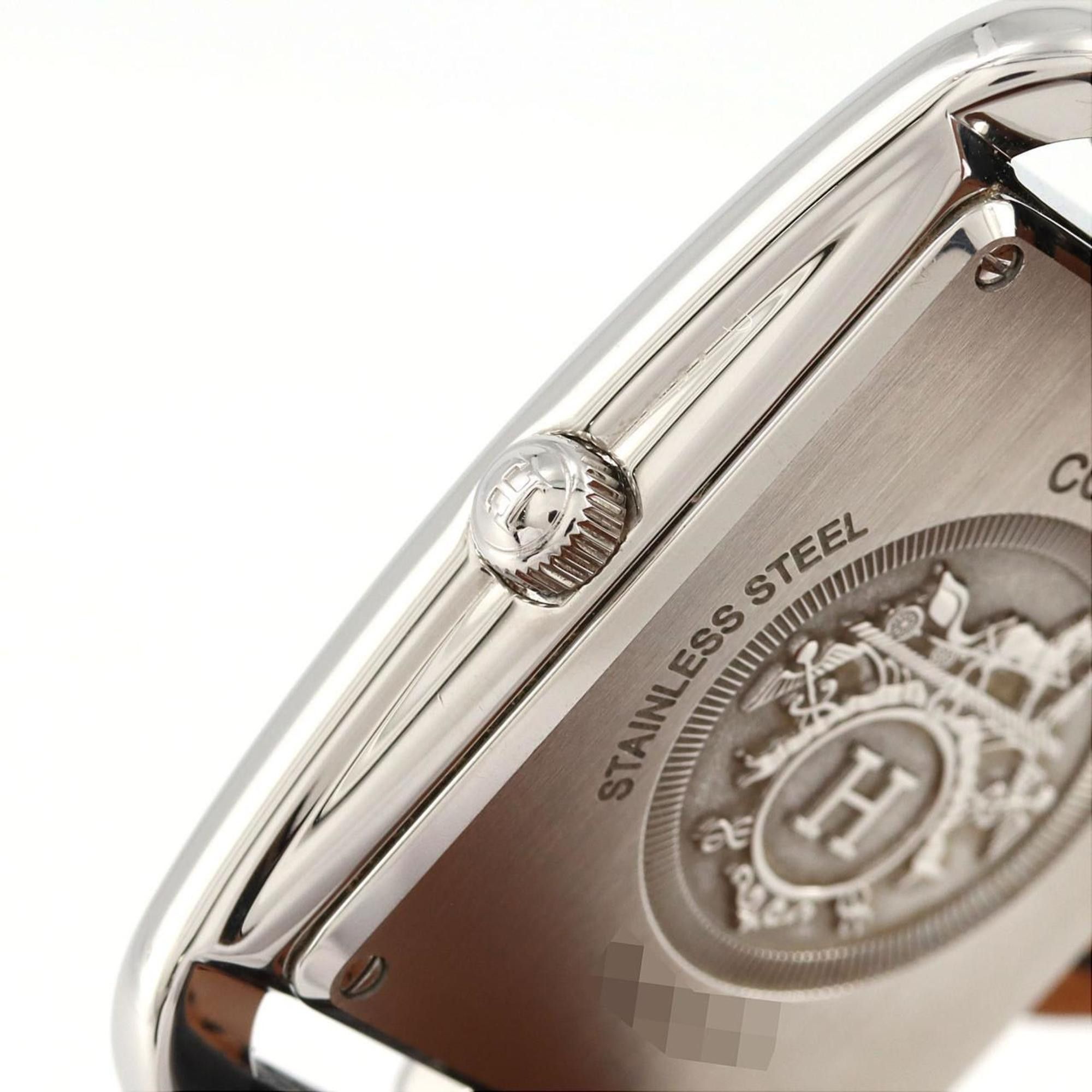 Hermes Hermes Cape Cod Double Tour CC3.710 SS Quartz Watch Size ONE SIZE - 3 Thumbnail
