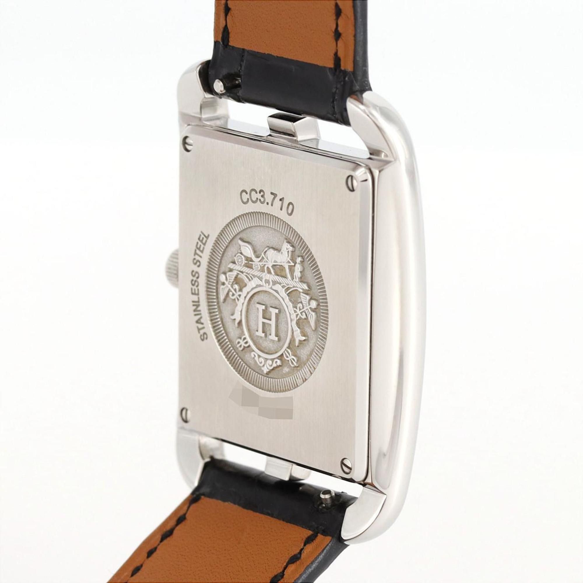 Hermes Hermes Cape Cod Double Tour CC3.710 SS Quartz Watch Size ONE SIZE - 6 Thumbnail