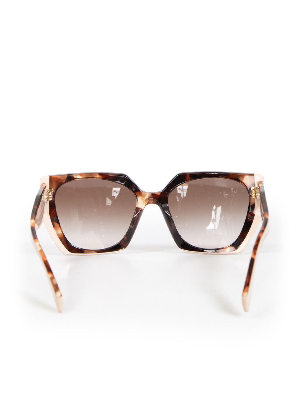 Prada Beige Square Gradient Lens Sunglasses Size ONE SIZE - 4 Thumbnail