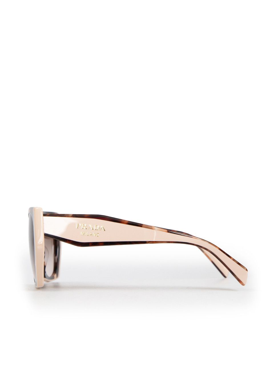 Prada Beige Square Gradient Lens Sunglasses Size ONE SIZE - 5 Thumbnail