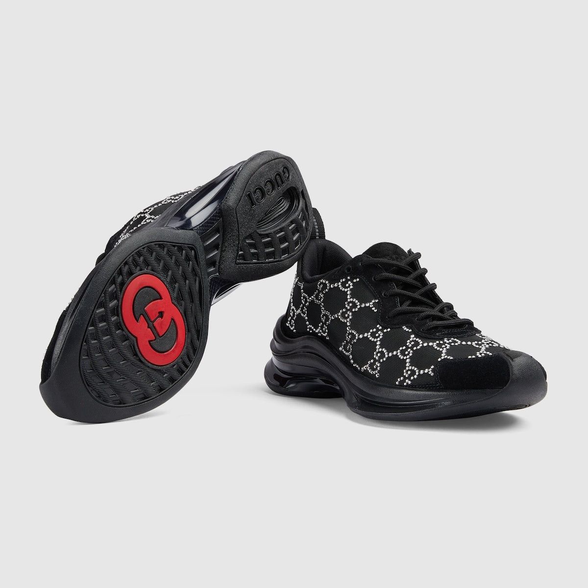 Gucci Gucci GG Crystal Run Sneakers SIZE 37 Size ONE SIZE - 3 Thumbnail