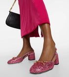 Gucci Gucci Horsebit Glitter Slingback Pumps SIZE 38.5 Size ONE SIZE - 4 Thumbnail