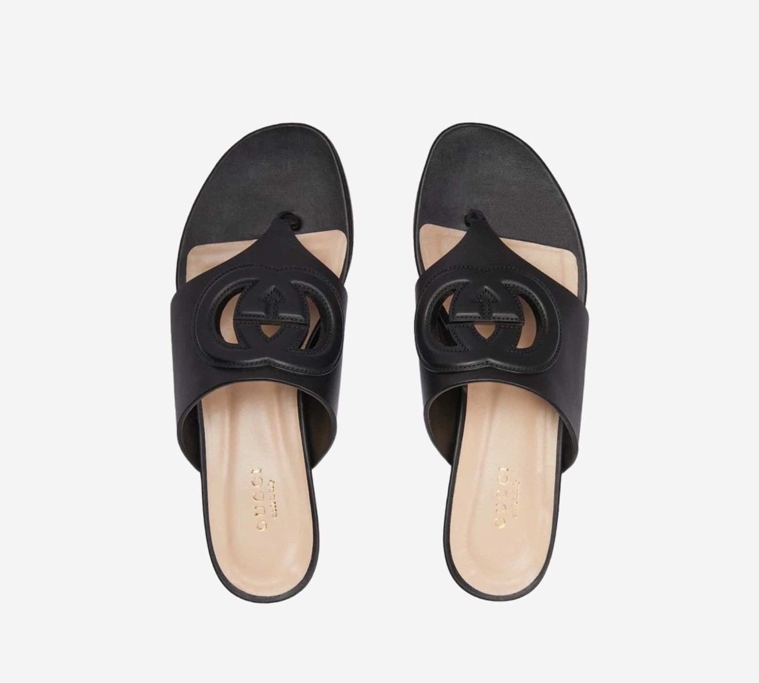 Gucci Gucci Interlocking G Cut Out Sandals SIZE 40.5 Size ONE SIZE - 3 Thumbnail