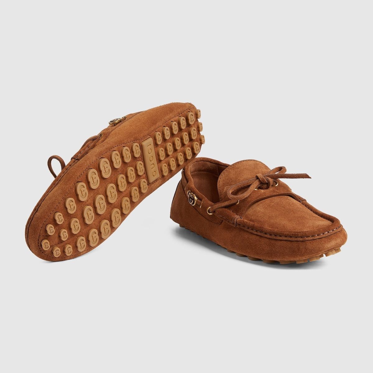 Gucci Gucci Interlocking G Leather Drivers SIZE UK 7 Size ONE SIZE - 3 Thumbnail