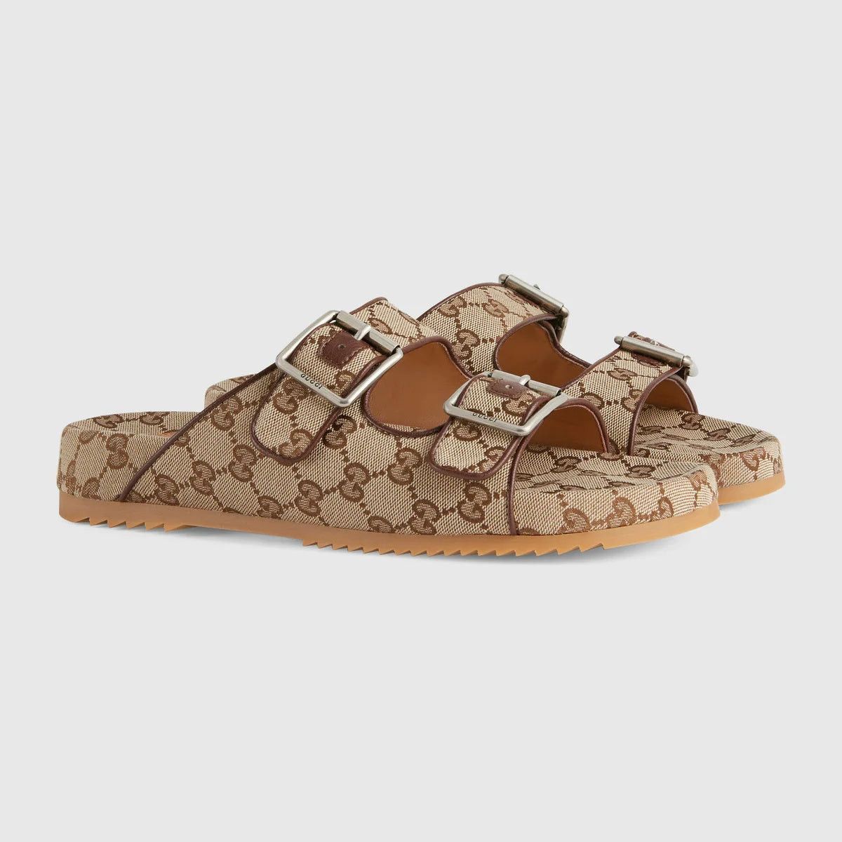 Gucci Gucci GG Straps Slide Sandals UK 8 Size ONE SIZE - 2 Thumbnail