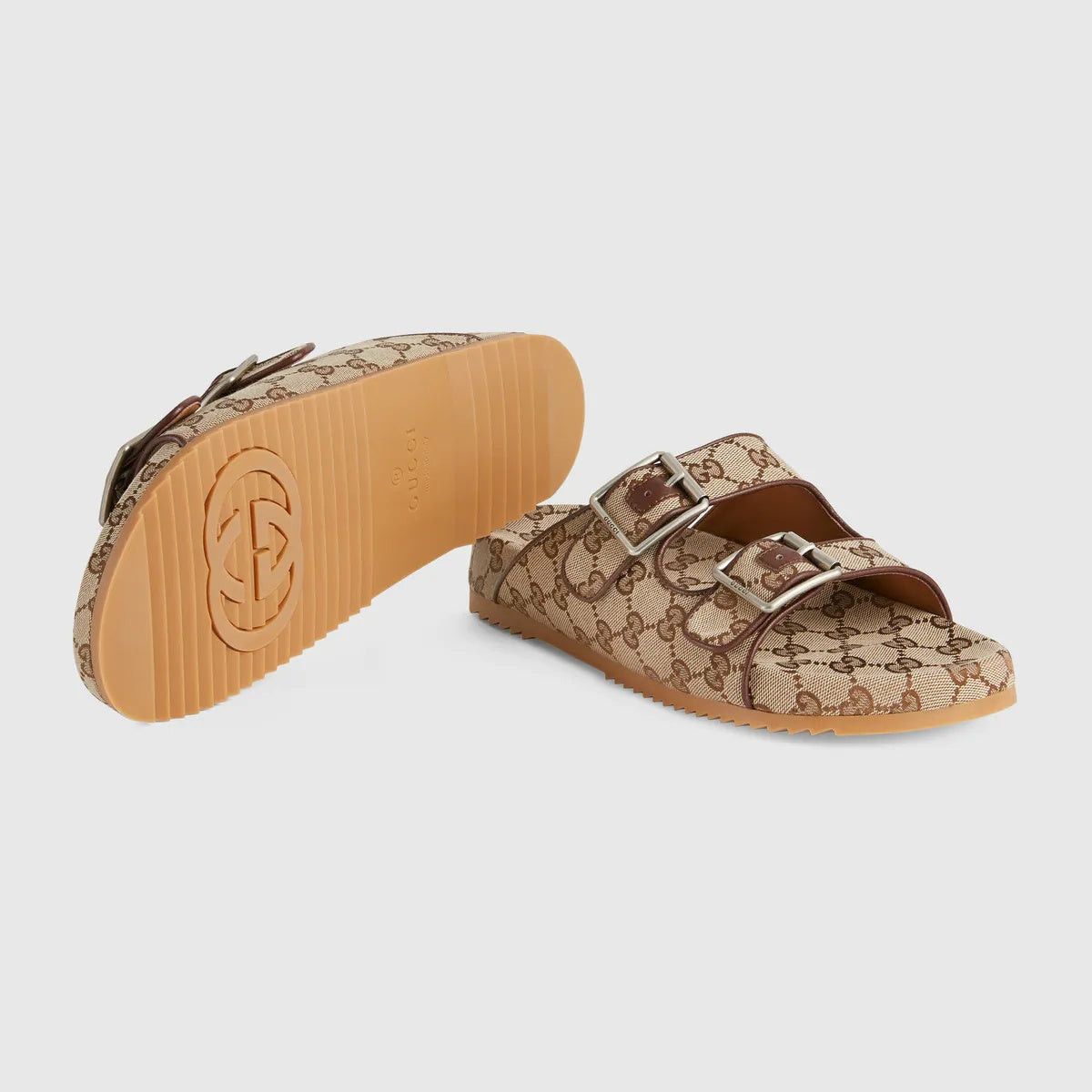 Gucci Gucci GG Straps Slide Sandals UK 9 Size ONE SIZE - 3 Thumbnail