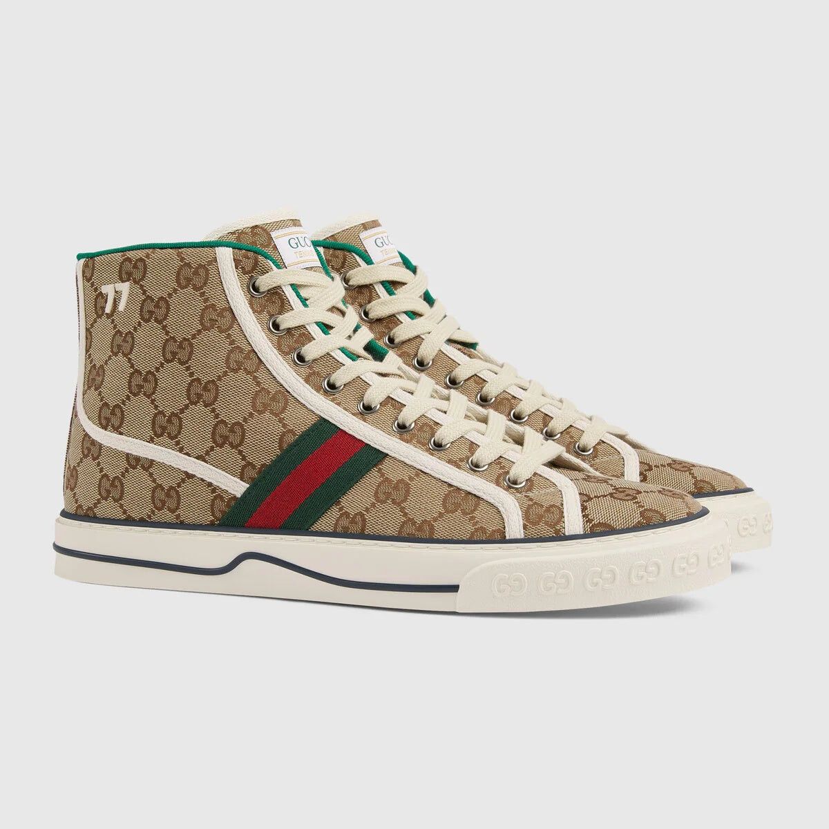 Gucci Gucci GG Tennis 1977 High Top Sneakers SIZE UK 5 Size ONE SIZE - 2 Thumbnail