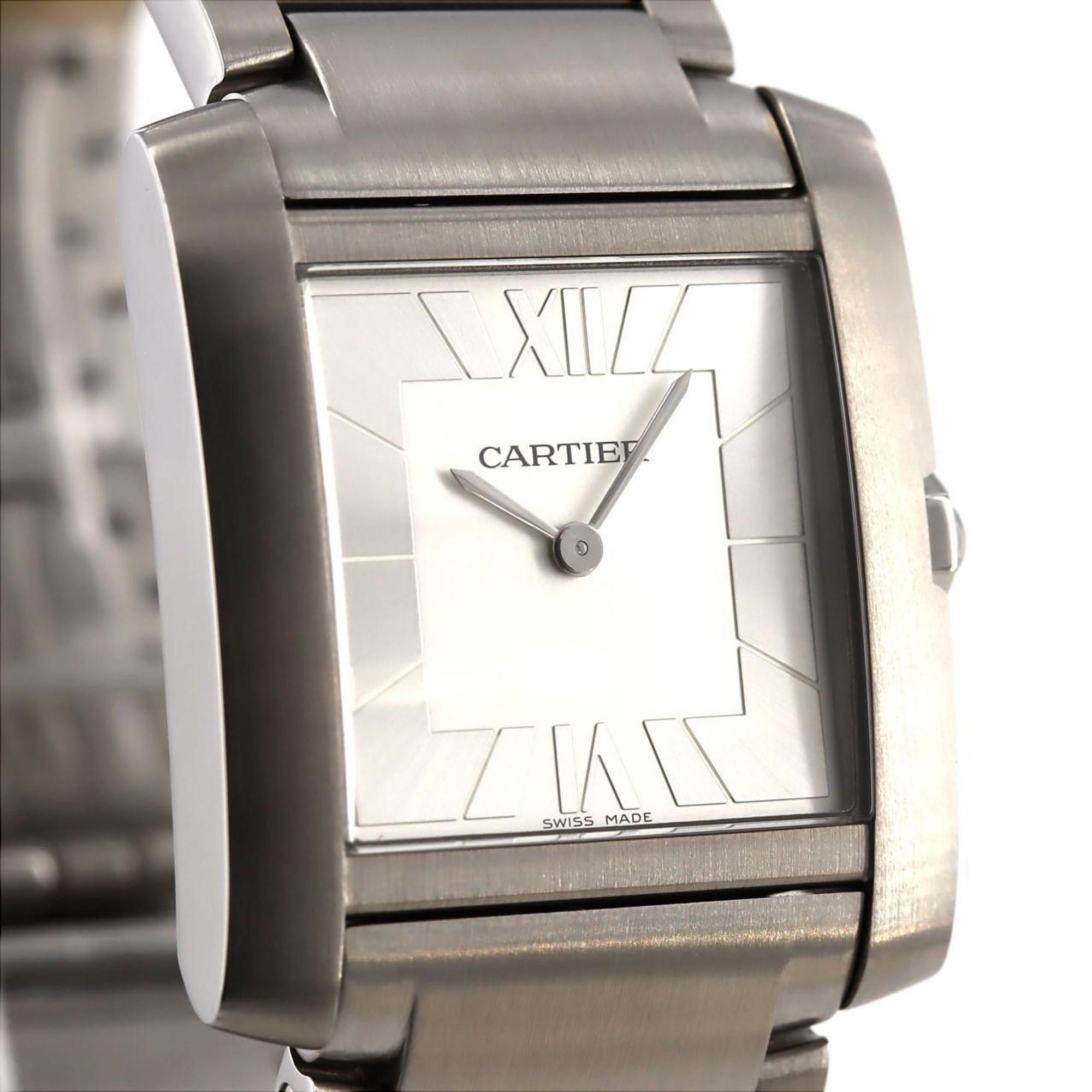 Cartier Cartier Tank Francaise MM JAPAN LIMITED WSTA0086 SS Wristwatch Quartz Size ONE SIZE - 6 Thumbnail