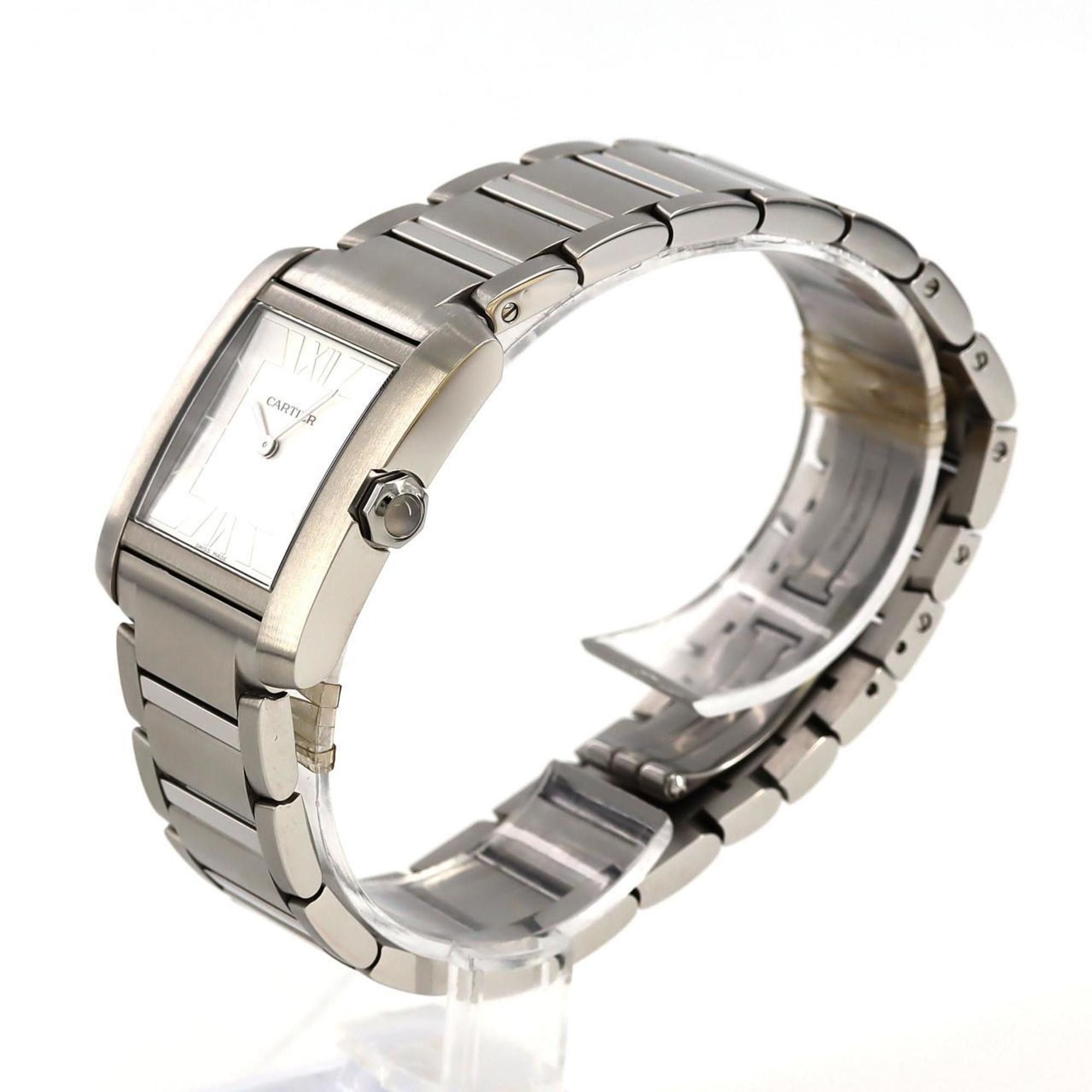 Cartier Cartier Tank Francaise MM JAPAN LIMITED WSTA0086 SS Wristwatch Quartz Size ONE SIZE - 2 Thumbnail