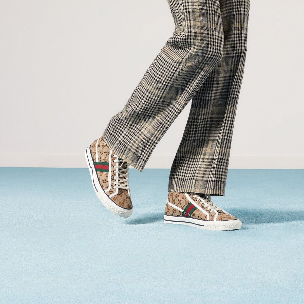 Gucci Gucci GG Tennis 1977 High Top Sneakers SIZE UK 7.5 Size ONE SIZE - 4 Thumbnail