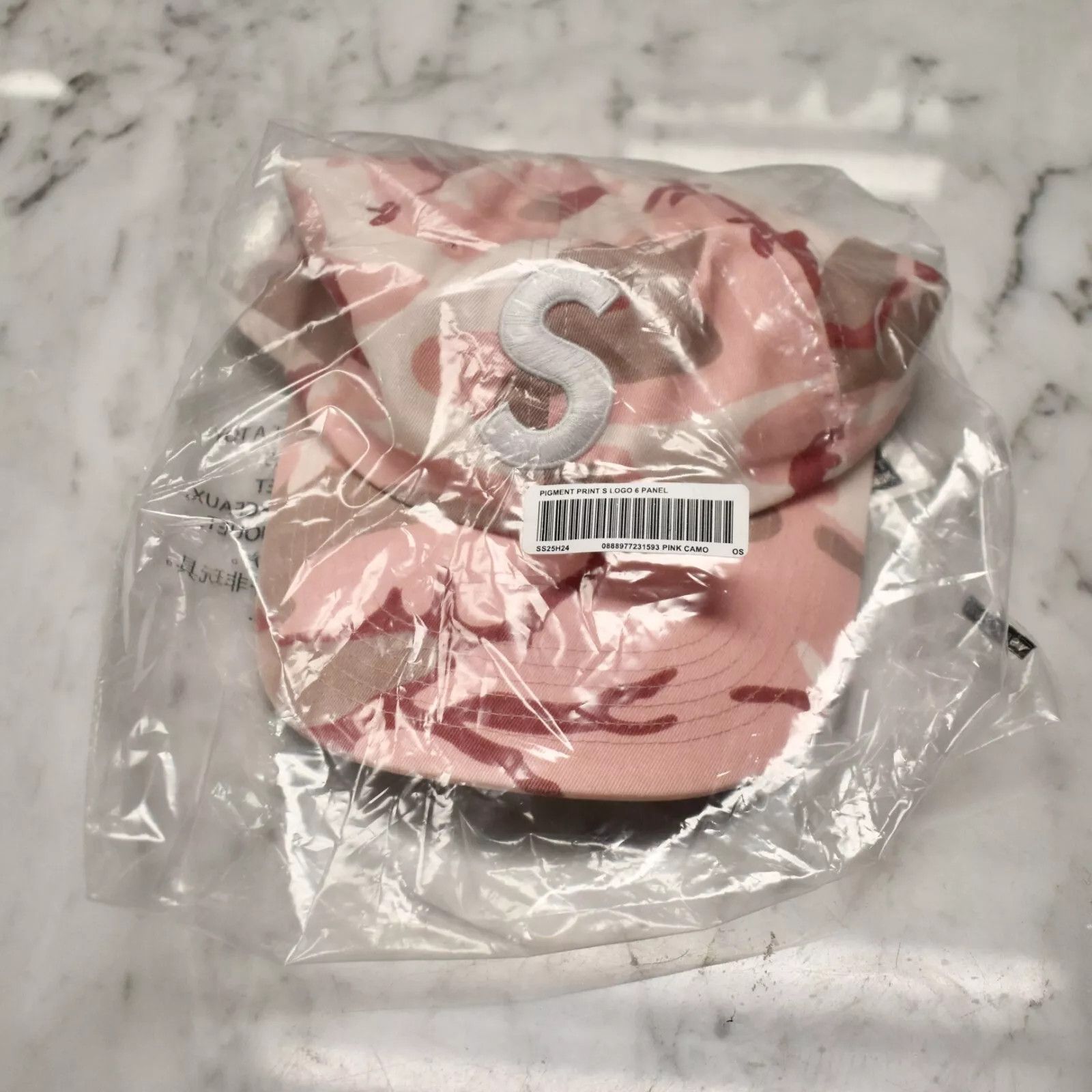 帽子 Supreme Pigment S Logo Panel \"Pink Camo\" Supreme Pigment Coated S Logo 6-Panel Pink Camo | eBay