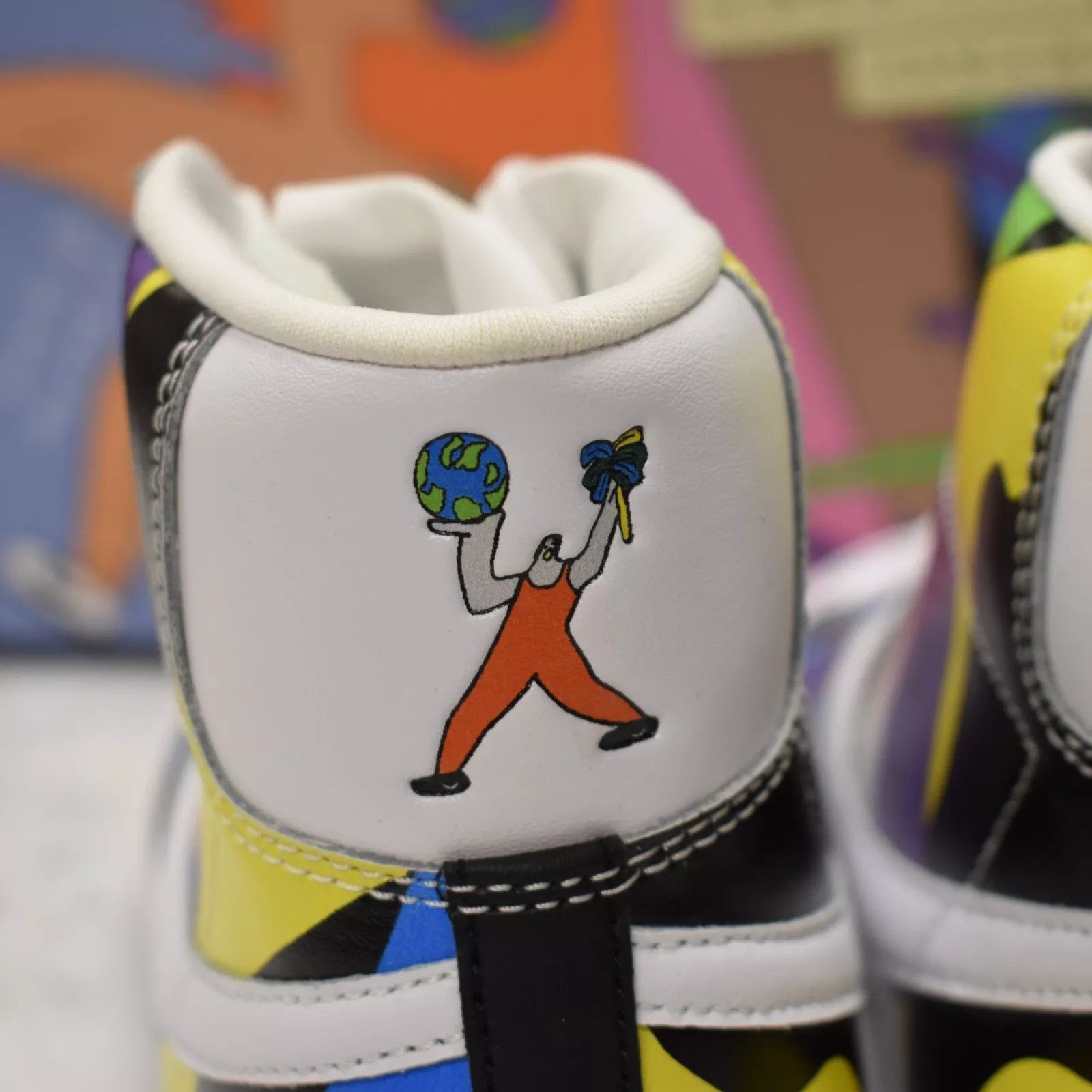 Nike Nike Flyleather Blazer 77 QS Earth Day Ruohan Wang Size US 9.5 / EU 42-43 - 8 Thumbnail